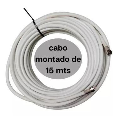 Imagem de Kit De Cabo Coaxial 06 - 67% Montado Com 2 Conectores - Pasmeyt