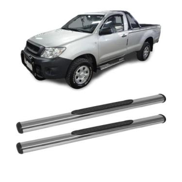 Imagem de Estribo Hilux 2005 a 2015 Cabine Simples Cromado - CCF