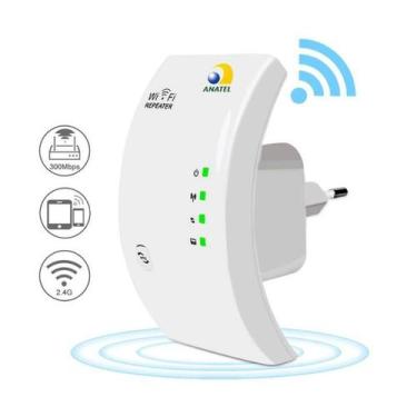Imagem de Repetidor Sinal Amplificador Wireless Wifi 300Mbps Ultra - Repetidor D