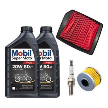 Imagem de Óleo Mobil Filtro Óleo Filtro Ar Vela Falcon Nx 400 Nx4 Kit - Geral