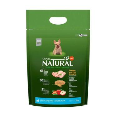 Imagem de Ração Guabi Natural para Cães Filhotes de Porte Mini e Pequeno Sabor F