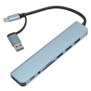 Imagem de Hub USB, Hub USB C Adaptadores USB para Vários Dispositivos 8 Em 1 Hub USB C Adaptador de Múltiplas Portas USB 3.0 USB 2.0 USB Type C Transferência Rápida de Dados Hub USB C Com