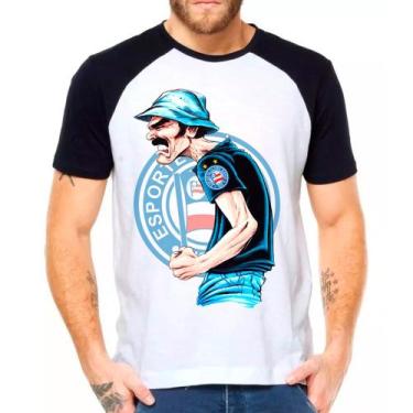 Imagem de Camiseta sr madruga bahia chaves masculina - DESIGN CAMISETAS, Raglan,