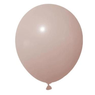 Imagem de BALÃO REDONDO LISO- ART-LATEX Nº 09 - ROSA CUPCAKE - Pacote com 50 uni