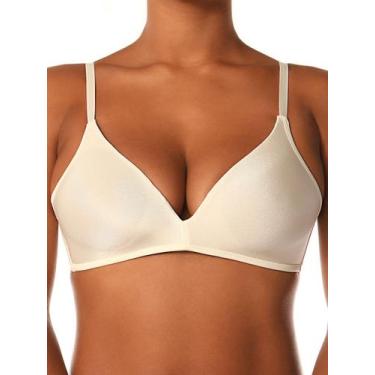 Imagem de Sutiã sem Aro com Bojo Paraíso Demillus 63476, Branco, 46