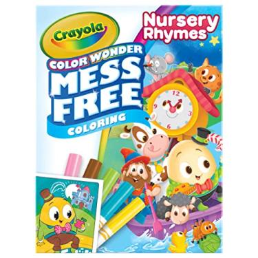 Imagem de Crayola Color Wonder Nursery Rhymes, Mess Free Coloring Pages & Markers, Gift for Kids, Age 3, 4, 5, 6