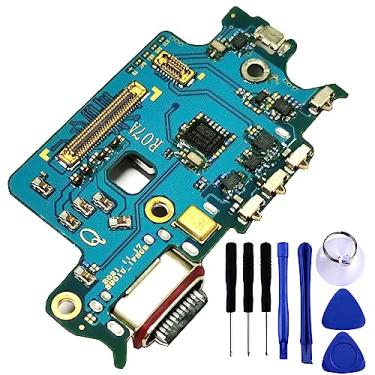 Imagem de Galaxy S22 5G Porta de carregamento USB Cabo flexível de substituição S901U Tipo C Conector Dock Board para Samsung Galaxy S22 SM-S901U S901 Peça de reparo de porta com ferramentas