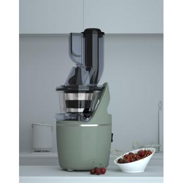 Imagem de QuantumG - HH916D Juicer tecnologia de mastigação de rotação lenta, multifuncional 3 em 1 para suco, smoothie e sorvete 100% naturais, vitaminas e leites de nozes (verde)