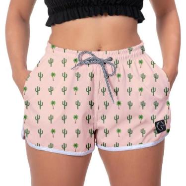 Imagem de Shorts Feminino Praia Moda Verão Tactel Premium Macio Leve Soltinho Se