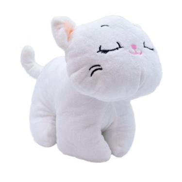 Imagem de Gato De Pelúcia Carinha De Feliz Detalhes Bordado 32Cms - Fofy Toys, B