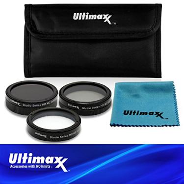 Imagem de Ultimaxx Kit de filtro de 5 peças para gimbal de câmera DJI Inspire 2 Zenmuse X4S - Inclui filtros UV, CPL, ND2-ND400 variáveis