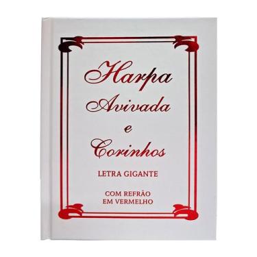 Imagem de Harpa Cristã com Louvores Evangélicos Letra Gigante Capa Dura Brochura