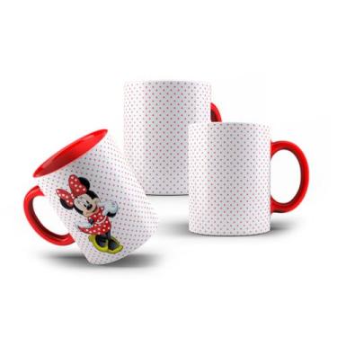 Imagem de Caneca de Porcelana Minnie Mouse Namorada do Mickey - VilelaGG