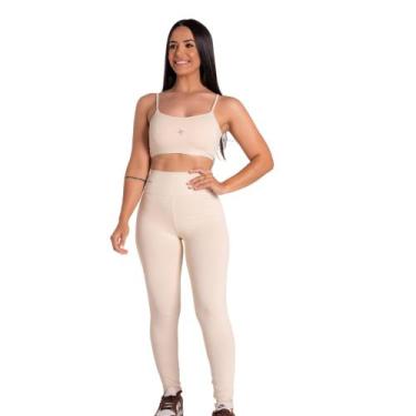 Imagem de Conjunto de academia top + legging com cos alto - urbativa fitness, Be