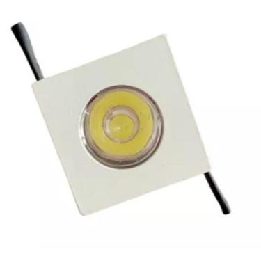 Imagem de Kit 5 Mini Spot Quadrado Led 3w 3000k Embutir Tulip Bivolt - LUZ SOLLA