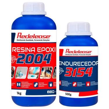 Imagem de Resina Epoxi 2004 Com 1,5 Kg + Um Pigmento 15gr - Redelease