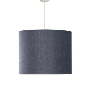 Imagem de Lustre Pendentre De Linho Iluminação Sala Quarto Luxo - Jac Decor