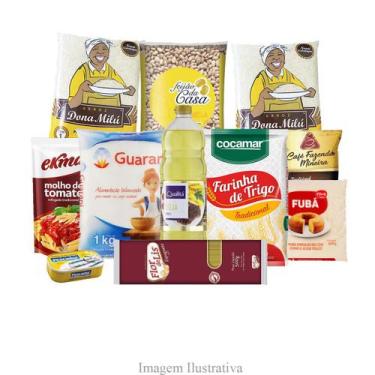 Imagem de Cesta Básica De Alimentos Com 11 Itens Primordiais - São Rubens