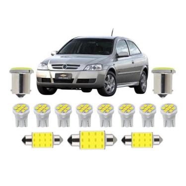 Imagem de Kit Lâmpada Led  Chevrolet Astra 2003 a 2011 Teto Ré Placa Farolete  t