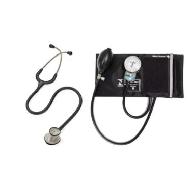 Imagem de Kit Estetoscópio Littmann Lightweight + Esfigmomanômetro Pamed - Cores