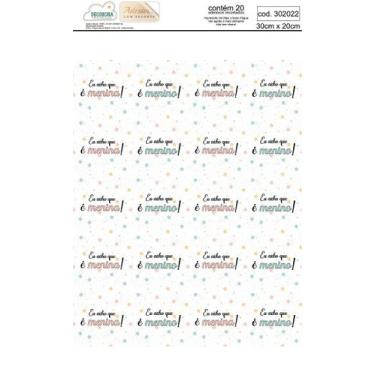 Imagem de Adesivos em Vinil Chá Revelação Bebê Decoucria, Modelo 08