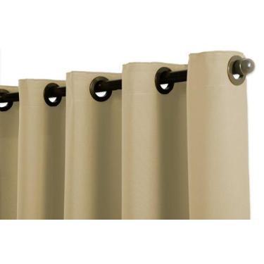 Imagem de Cortina Oxford Para Sala 3,00x1,80m Kit Completo Com Varão - Armazém d