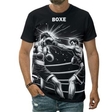 Imagem de Camiseta De Boxe Luta Esporte Contato Pugilismo Lutador Arte - Darkwoo