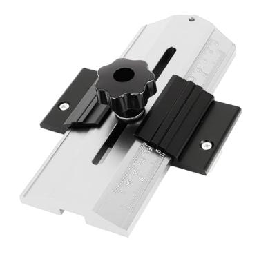 Imagem de Gabarito de Rasgo Fino, Guia de Corte Preciso Ferramenta Multifuncional de Aço Inoxidável para Ardósias de Cadeiras, Faixas de Gabinete Com Muitas Mesas de Roteador e Serras de