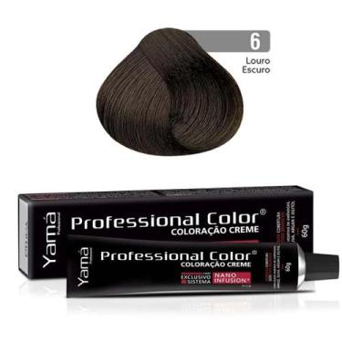 Imagem de Coloração Professional Color 6.0 Louro Escuro 60g - Yamá