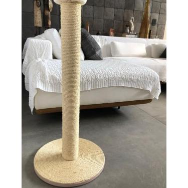 Imagem de Arranhador para gatos pilar POLE CAT (BIG), base e tubo em sisal, arra