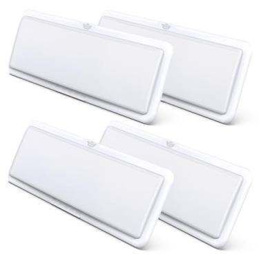 Imagem de Leisure LED Luminária De Teto Led Para Rv 20" X 6,5" -1450 Lúmens Com Interruptor De Dimmer De Toque Iluminação Interna Para Carro/Rv/Trailer/Campista/Barco Dc 12V Branco Natural 4000-4500K (Pacote