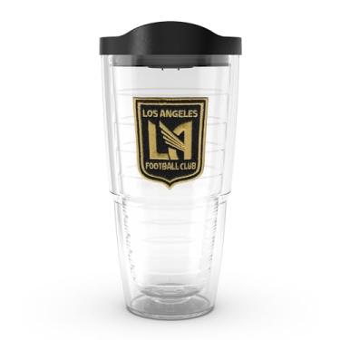 Imagem de Tervis MLS Los Angeles FC - Copo de viagem com logotipo primário feito nos EUA com isolamento térmico de parede dupla mantém as bebidas frias e quentes, 680 g, clássico