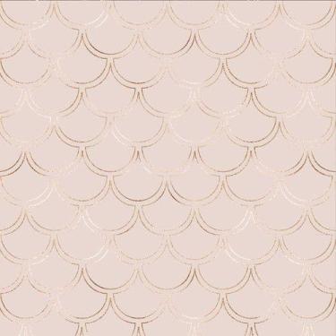 Imagem de Papel De Parede Temático Geométrico Rosê Gold - 3,30x0,50m - NoBrand