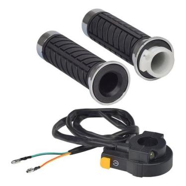 Imagem de Manopla Punho Acelerador Bike Motorizada + Botão Interruptor - NoBrand