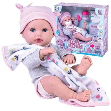 Imagem de Boneca Bebê Reborn Neném Nanando Abre Fecha Olho - COTIPLAS, UN, Diver