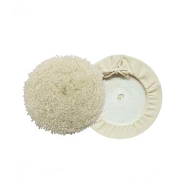 Imagem de Boina De Lã De Carneiro Para Polimento Norton 8 De Amarrar