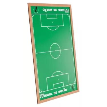 Imagem de Campo Futebol de Botão Arena Madeira Infantil Jogo Clássico Pais e Filhos