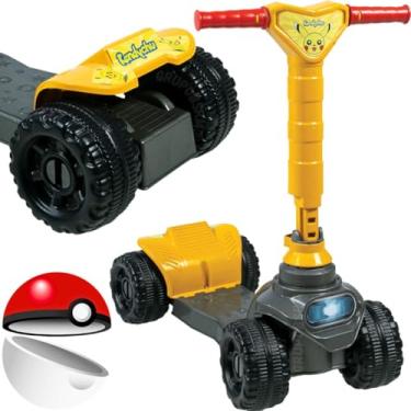 Imagem de Patinete infantil 4 rodas Carrinho andador criança 2 anos quadriciclo passeio masculino feminino estampa menino menina bebe 24 meses presente dia das crianças natal aniversário (Kendychu)