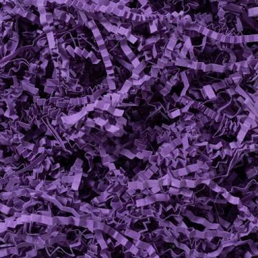 Imagem de Mefleet 900 gramas de papel cortado enrugado para caixa de presente - Enchimento de saco de cesta de presente - Enchimento de almofada de grama para embalagem de Natal e férias