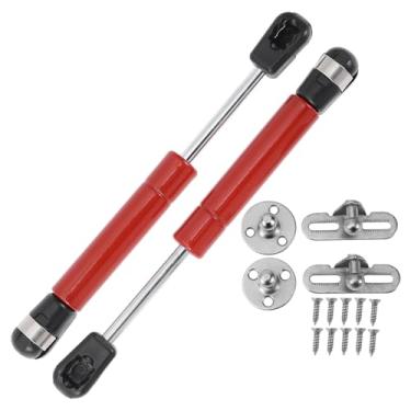 Imagem de X AUTOHAUX 150 mm/5,91" Amortecedores a gás 156N Molas a gás vermelho aço carbono 2 conjuntos RV carro caixa de armazenamento tampa caixa de armazenamento capa de porta de armário