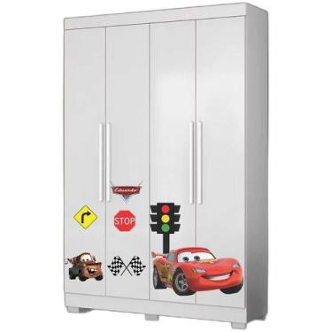 Imagem de Adesivo Para Guarda Roupa Relâmpago Mcqueen - Lojinha Da Luc Adesivos