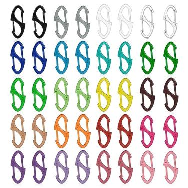 Imagem de patscorai 80 Peças De Ganchos Giratórios Coloridos Em Forma S, Fechos Lagosta Metal Reforçados Para Mochilas, Puxadores Zíper, Projetos Contas, Clipes Pequenos E