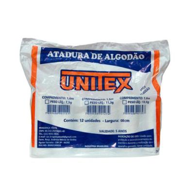 Imagem de Algodão Ortopédico 1,0m de Alta Qualidade c/12 Un - UNITEX, 15cm x 1,0