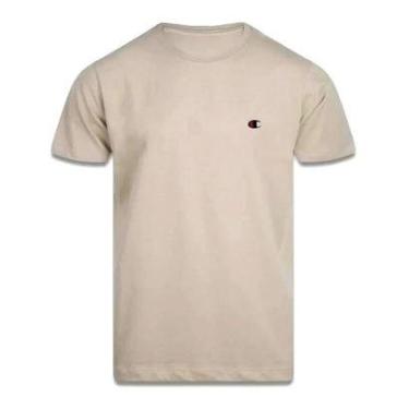 Imagem de Camiseta Manga Curta Champion Malhão Pes Mc Logo Bege-Masculino