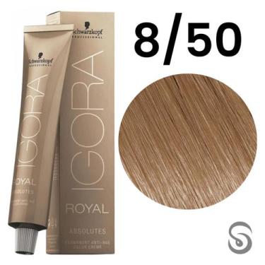 Imagem de Schwarzkopf Igora Absolutes Coloração 8/50 Louro Claro Dourado Natural