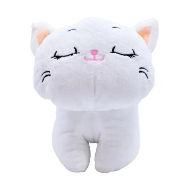 Imagem de Gato De Pelúcia Olhos Fechados - 27 Cm