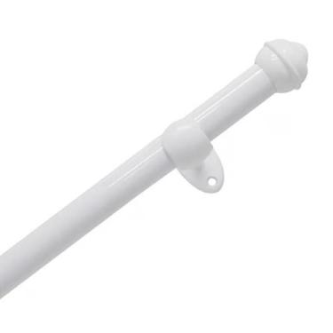 Imagem de Kit Varão Bella Arte Pratiko Basic 19mmx2m com 2 Suportes em Madeira B