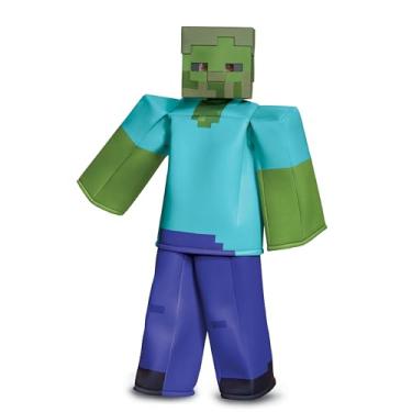 Imagem de Disguise Zombie Prestige Child Costume, Green, Medium/(7-8)