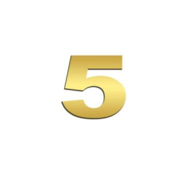 Imagem de Número 5 Potência Para NTG Inox Dourado - Venka