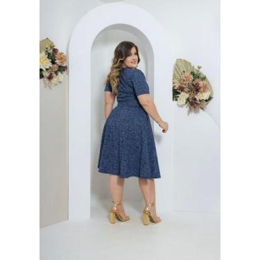 Imagem de Vestido com ziper - azul jeans - JU FASHION